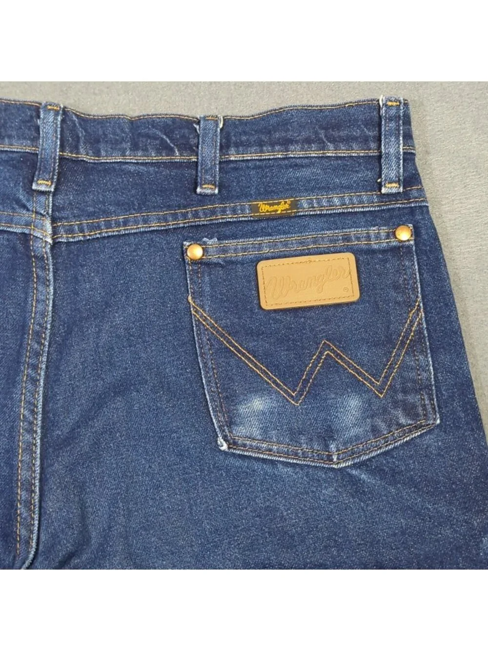 Wrangler Jeans Men's 36x32 Fits 36x31 Blue 937STR Slim Fit Cowboy Rodeo